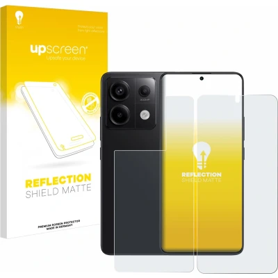 Afbeelding van upscreen Screenprotector voor Xiaomi Redmi Note 13 Pro 5G (Voor+Achter) Folie Beschermfolie anti glare matte