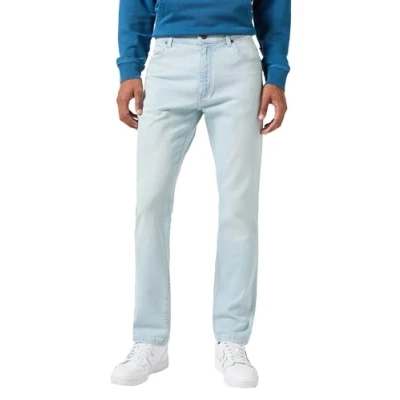 Afbeelding van Wrangler Larston Straight leg jeans, Heren, Maat: 38x34, Rocky landing