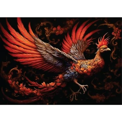 Afbeelding van Mythical Hong Bird Rijstpapier, 29,2 x 40,6 cm voor decoupage meubels knutselen