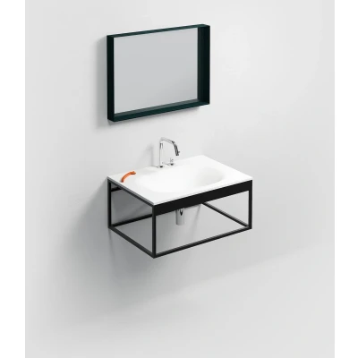 Afbeelding van Clou Frame profielkast 70x50.3cm Zwart mat