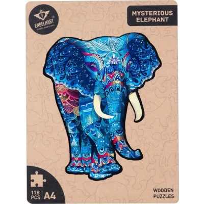 Afbeelding van Puzzel A4 Olifant