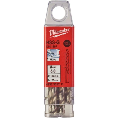 Afbeelding van Metaalboor Hss G Kort 5 X 62 Mm (10 Stuks)
