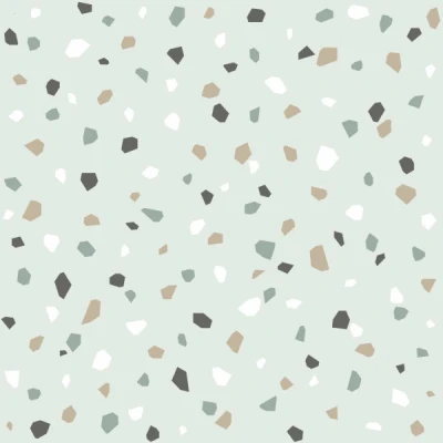 Afbeelding van Leen Bakker ESTAhome Behang Terrazzo Mintgroen 53cm X 10,05 M Groen Vlies