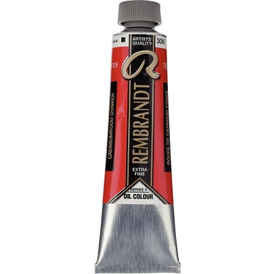 Afbeelding van Rembrandt Olieverf Cadmiumrood donker 306 40mL