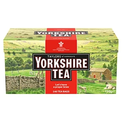 Afbeelding van Yorkshire Tea 160+80=240 theezakjes 750 g