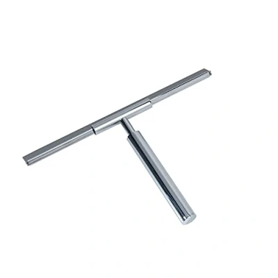 Afbeelding van GEDY G Thor douchewisser kleur chroom, glasreiniger van messing, afmetingen 17,5 x 26 2,2 cm &amp; 0,175 kg, design R&amp;S Gedy, verchroomd, uniek