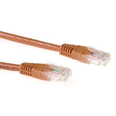 Afbeelding van ACT IB4403 U/UTP CAT6A Patchkabel Bruin 3 meter