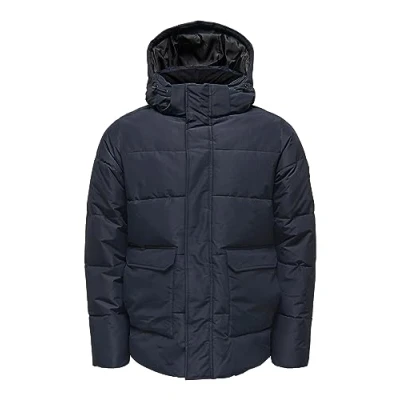 Afbeelding van ONLY &amp; SONS Onscarl Life Quilted Jacket Noos OTW Gewatteerde jas voor heren, navy, XL