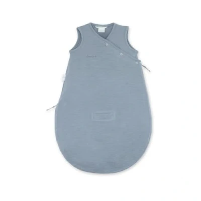 Afbeelding van BEMINI slaapzak MAGIC BAG 1 4m 60cm Steenblauw Waffle bio tog