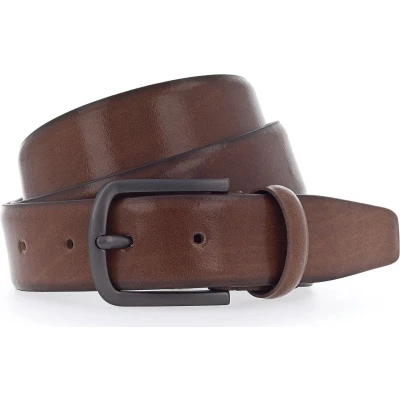 Afbeelding van Vanzetti Leren Riem Belt W90 Cognac Bruine