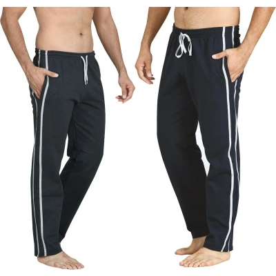 Afbeelding van 2 PACK Lounge Broeken Navy/Houtskool Maat S Koopjedeal.nl Altijd de beste deal