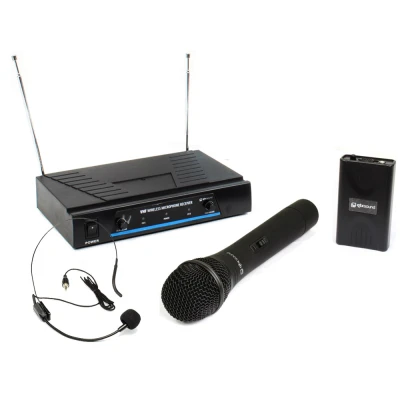 Afbeelding van Qtx VHN2 draadloos hand + headset microfoon VHF 173.8 174.8MHz