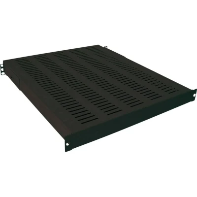 Afbeelding van LogiLink SF1H15B 19 inch Apparaatbodem voor patchkast 1 HE Vast inbouw Geschikt kastdiepte: 1200 mm Zwart