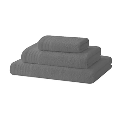 Afbeelding van Degrees home Badhanddoekenset douchehanddoek, handdoek en bidetdoek 100% katoen 480 g/m2