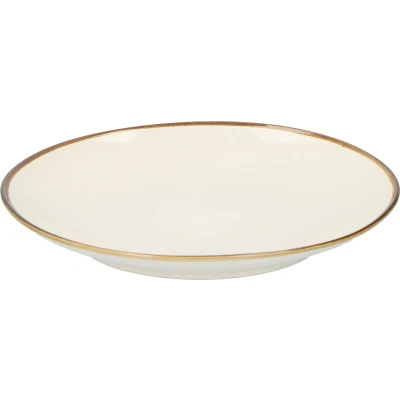 Afbeelding van Non branded Dinerbord 26 X 3 Cm Keramiek Ivoorwit