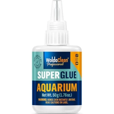 Afbeelding van Aquariumlijm 50g voor planten, stenen, mos in hersluitbare tube met punt