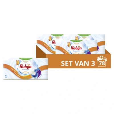 Afbeelding van Robijn Classics Stralend Wit 3 in 1 Wascapsules x 26 wasbeurten Voordeelverpakking 78