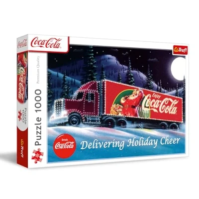Afbeelding van Puzzel Coca Cola Kersttruck 1000 stukjes