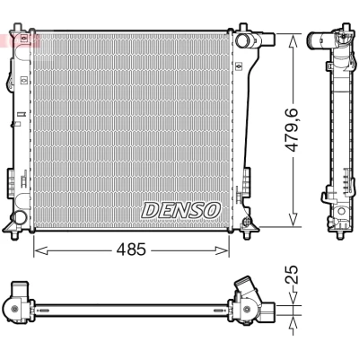 Afbeelding van Denso Radiateur DRM41020