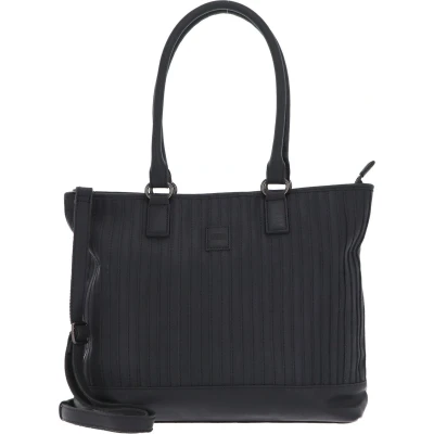 Afbeelding van FREDsBRUDER Leren Schoudertas Vertical City Bag Dark Grey Grijs