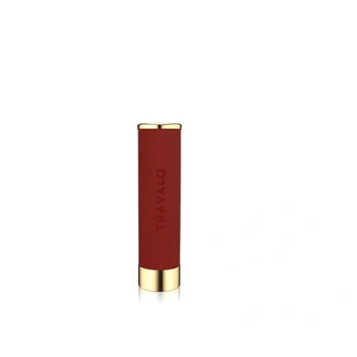 Afbeelding van Travalo Parfum verstuiver wals leer rood
