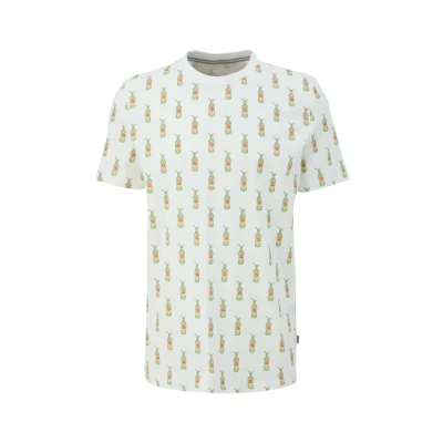 Afbeelding van s.Oliver MIT Rundhalsausschnitt Tshirt print, Heren, Maat: XL, Weiß