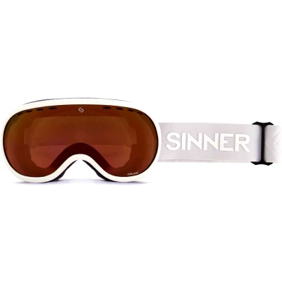 Afbeelding van Skibril Sinner Vorlage Matte White Double Orange Sintec Vent 2024