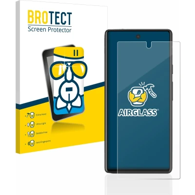 Afbeelding van BROTECT Screenprotector voor Google Pixel 6a Folie Beschermfolie Beschermglas transparant