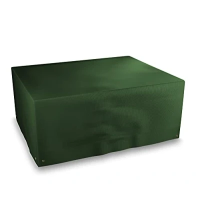 Afbeelding van Bosmere All Weather Rechthoekige Tafelhoes 8 Zitting, 100% Waterdicht, UV Beschermd, Heavy Duty 600D Oxford Stof, L196 W114 H71cm, 5A560G