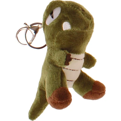 Afbeelding van Tashanger/Sleutelhanger Dino T REX Donkergroen 12x6x4,5cm