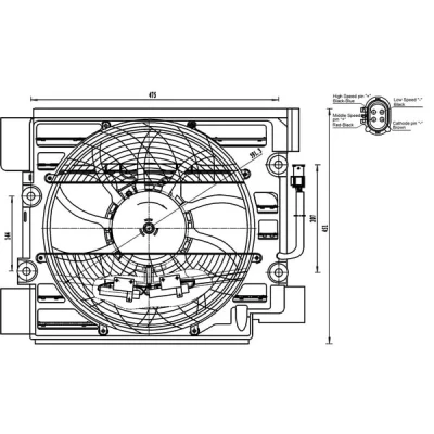 Afbeelding van Mahle Original Ventilator aircocondensor ACF 23 000S