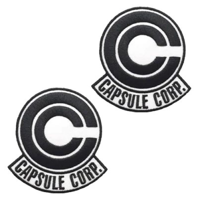 Afbeelding van 2 stuks &quot;Capsule Corp&quot; geborduurde grappige patchpatches, afneembaar met klittenbandsluiting, tactische militaire patch voor honkbalpet, jas, vest, rugzakken, kleding, tassen