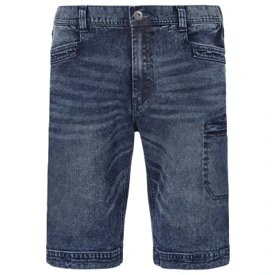 Afbeelding van Jan Vanderstorm loose fit short AKISTEG Plus Size dark denim