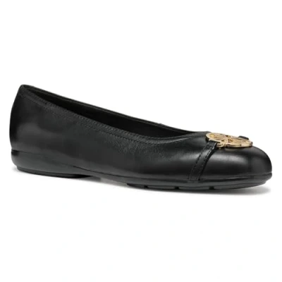Afbeelding van Geox Ballerina&#039;s, Dames, Maat: 37, Black Leer