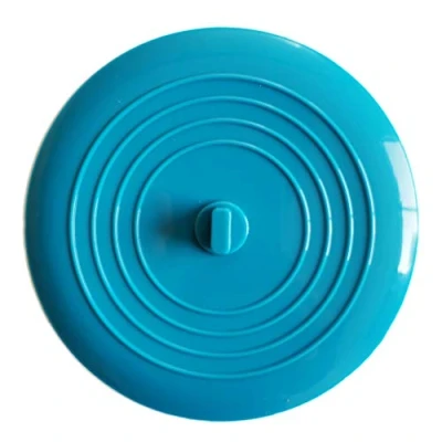 Afbeelding van 1 stuks afvoerstoppers 15 cm / 6 inch universele siliconen badstopper voor keukens badkamer wasserette douche bad (Blauw)