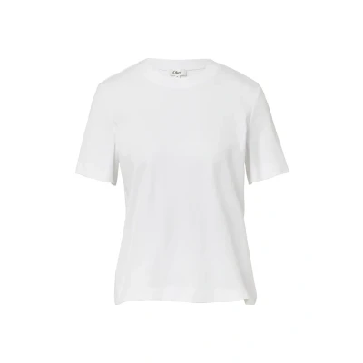 Afbeelding van s.Oliver Tshirt basic, Dames, Maat: 48, Weiß