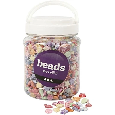 Afbeelding van Pastel mix, afm 9 12 mm, pastelkleuren, 700 ml