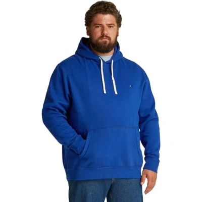 Afbeelding van Tommy Hilfiger Essential Hoody Sweater, Heren, Maat: 4XL, Wedge blue