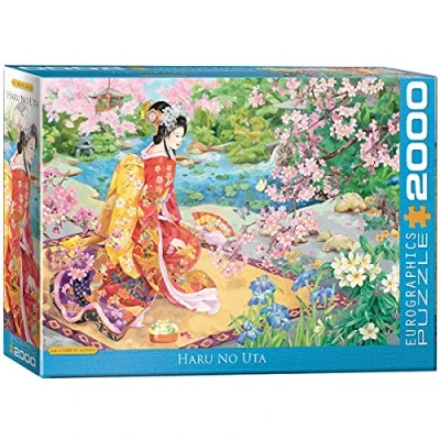Afbeelding van Eurographics Puzzle Claude Monet THE ARTIST&#039;S Garden 2000 TE Puzzel voor kinderen, Maat: One Size, Multi coloured