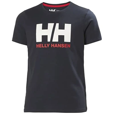 Afbeelding van T Shirt Helly Hansen Junior Logo Navy Maat 152