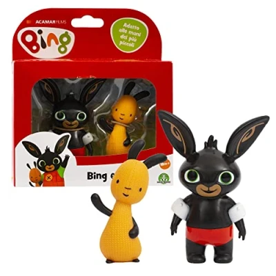 Afbeelding van Giochi Preziosi Bing minifiguren, paar met armleuningen en hoekflop voor kleine handen vanaf 18 maanden, BNG10W01