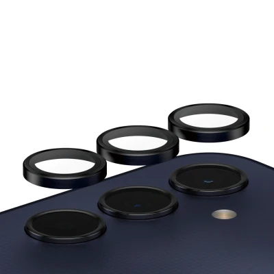 Afbeelding van Screenprotector Samsung Galaxy A25: PanzerGlass Camera Protector Hoop Optic Rings Zwarte randen