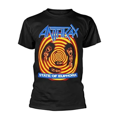 Afbeelding van Anthrax Heren Tshirt XL State Of Euphoria Zwart
