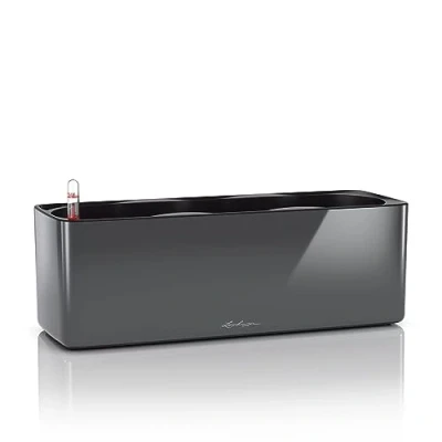 Afbeelding van Lechuza Cube Glossy Triple Antraciet hoogglans