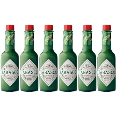 Afbeelding van Tabasco Groene Jalapeño Hot Sauce 57 ml 6 pack