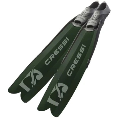 Afbeelding van Cressi Gara Modular Boost Vinnen Groen Lange Ideaal voor Gemiddeld en Gevorderd Vrij Duiken Speer Vissen, Groen, 46/47, Unisex Volwassene