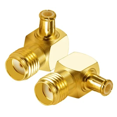 Afbeelding van Vecys SMA naar MCX Adapter DAB Antenne RF Coax Auto Radio 2 stuks voor + FM/AM 4G LTE WIFI WLAN Draadloos GPS Systeem Pioneer Kenwood Alpine MEHRWEG