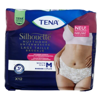 Afbeelding van TENA Silhouette Underwear Low Waist Normal Blanc M 12ST