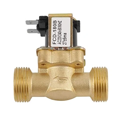 Afbeelding van Nimoa Elektrisch ventiel G3 / 4 tweeweg waterinlaat N/C normaal gesloten elektronisch magneetventiel AC 220V 240V FCD 180B