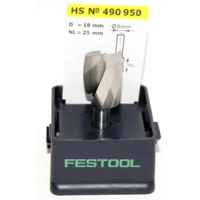 Afbeelding van Festool Fresa helicoidal HW para ranurar HS Spi S8 D18/25